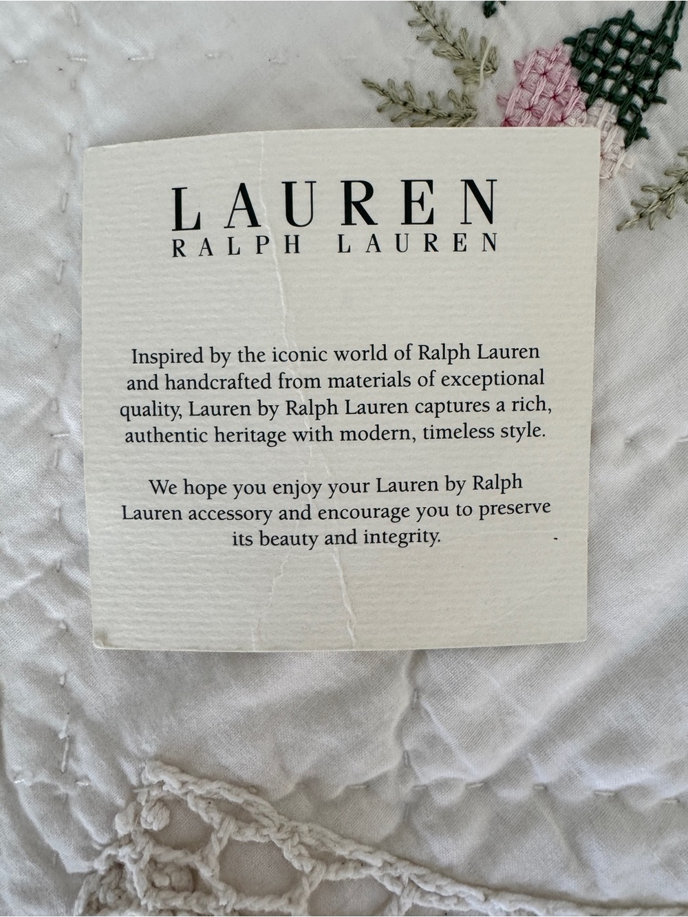 Ralph Lauren “Taylor, Belti Double-Zip Embossed Leather Satchel” in Ivory - Picture 16 of 17